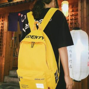 Girls 17 Inches Backpack yellow