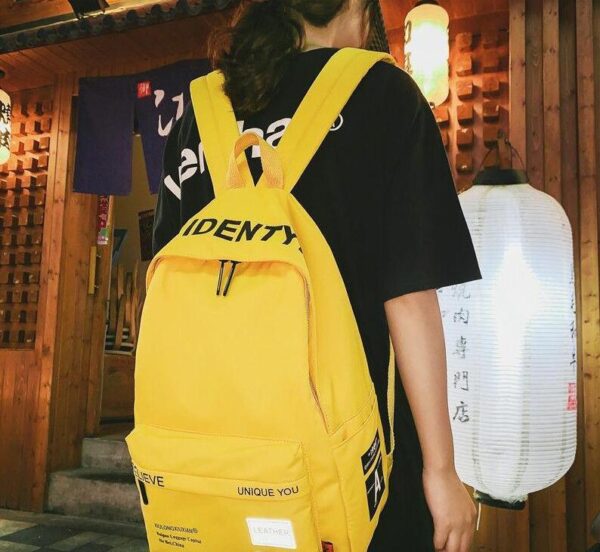 Girls 17 Inches Backpack yellow