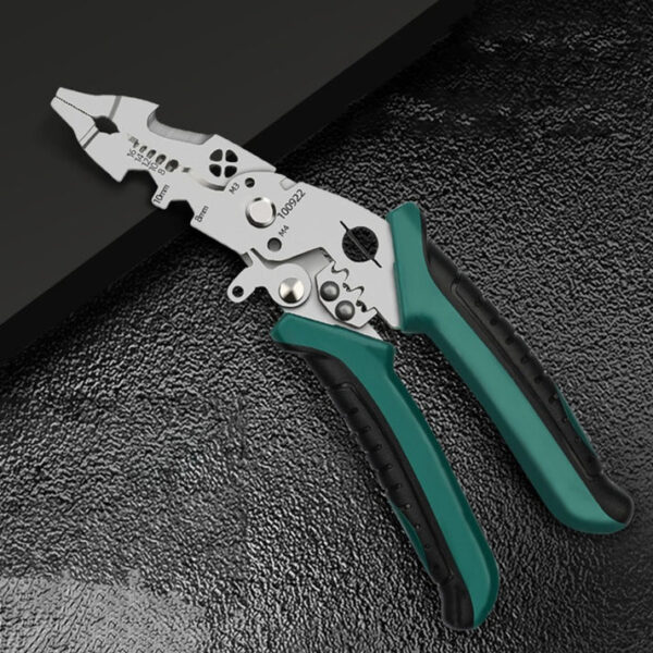 10 in 1 Multi-Function Wire Stripper With Cutters , High Quality Stainless Steel - Image 2